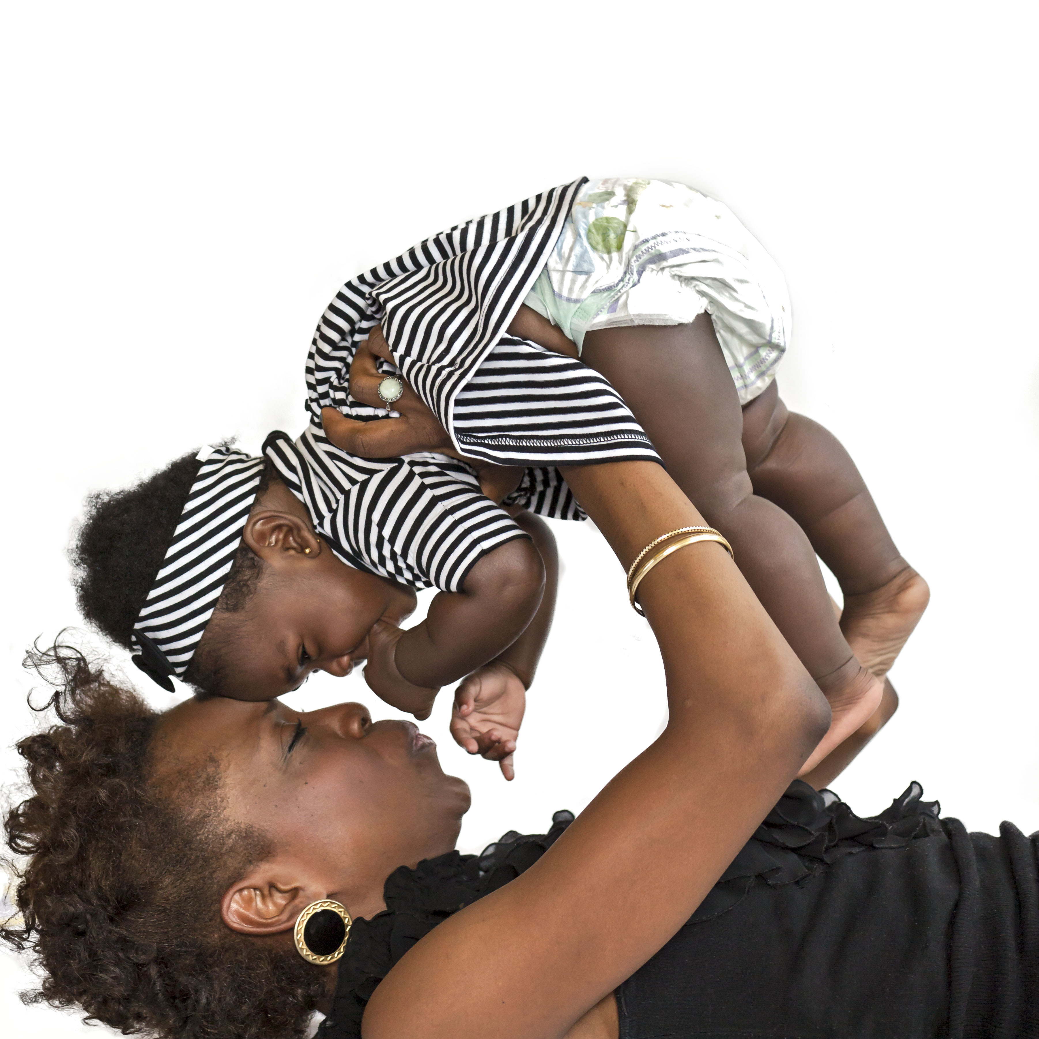 Portraits of mommy and child or daddy and child children 